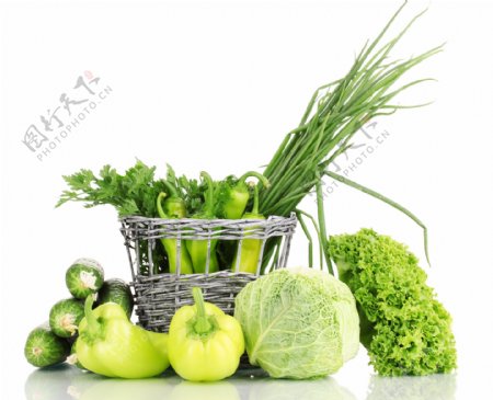 绿色新鲜蔬菜高清图片下载