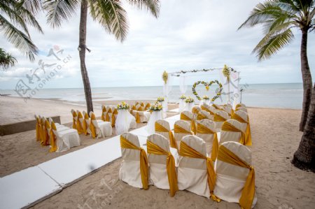 海边的婚礼图片素材下载