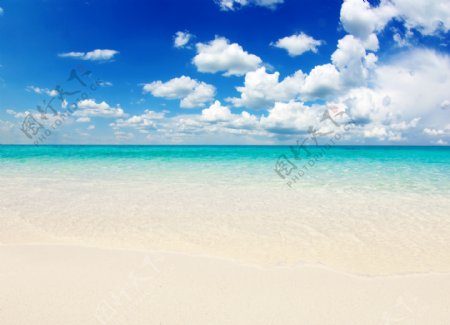 海边唯美沙滩高清图片