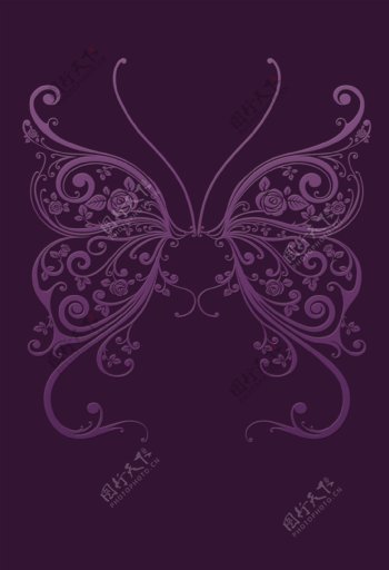 欧式蝴蝶图形设计