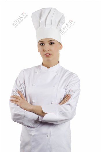 自信的女厨师图片