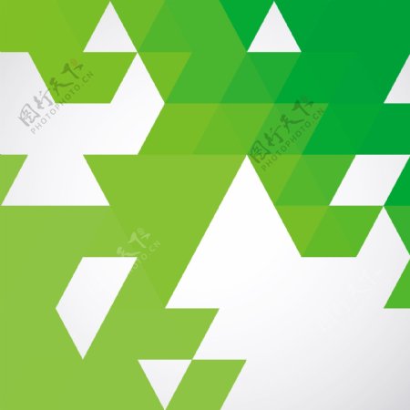 绿色的几何背景