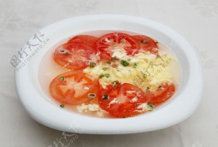 番茄蛋汤图片