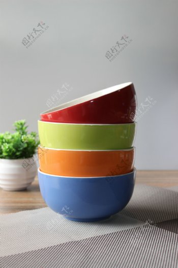 陶瓷碗拍图片