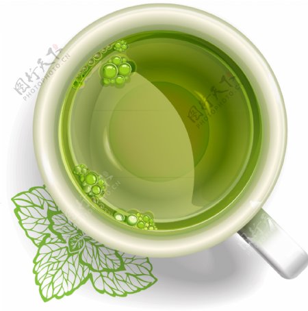 清爽绿茶