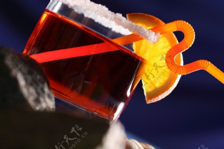 橙子鸡尾酒图片