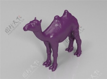 骆驼3D打印模型