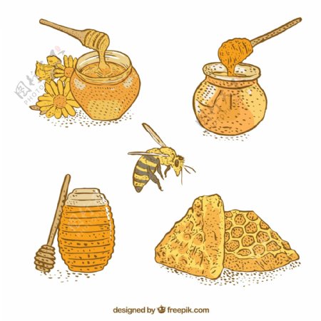 手绘蜂蜜工艺
