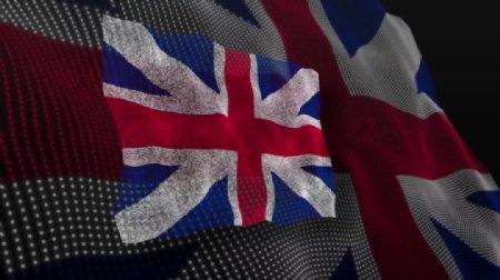 英国国旗旗帜视频