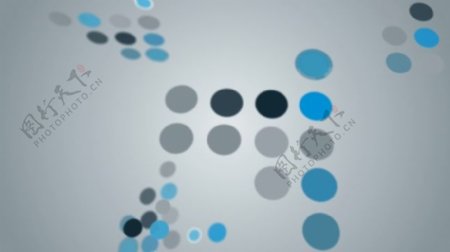 蓝色圆点活动视频背景设计