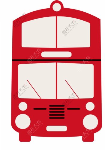 红色公交车EPS