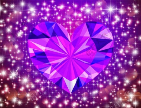 紫色钻石背景图片