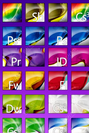 Adobe软件图标素材