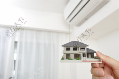 空调与别墅模型