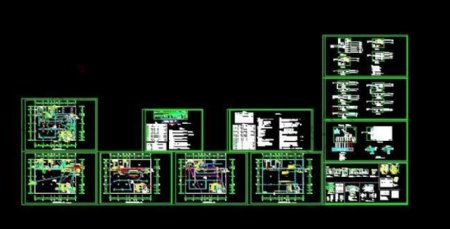 十一层综合楼配电人防电气施工设计图