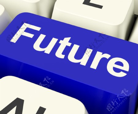 未来的钥匙显示预测预报或预言