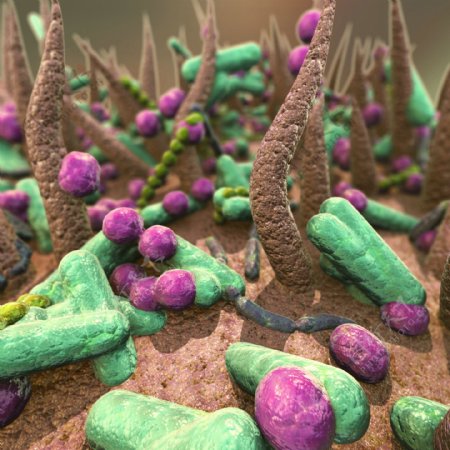 人体里面的细菌图片
