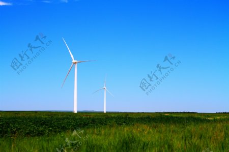 工业生产风力发电图片
