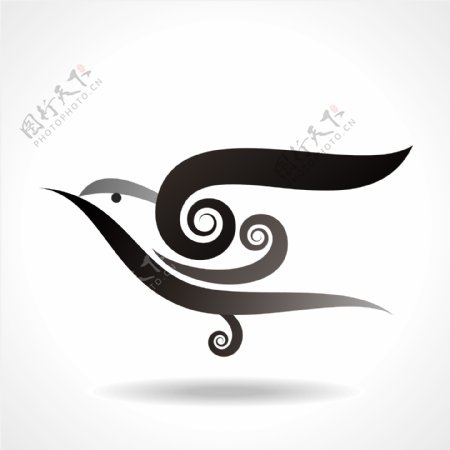 小鸟logo设计