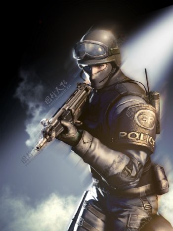 CS穿越火线游戏人物狙击