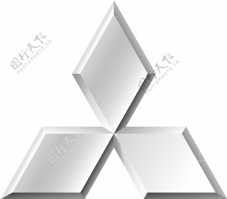 三菱三维标志