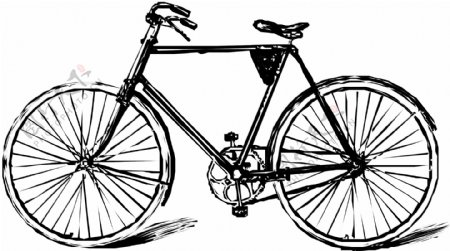 自行车矢量素材EPS格式0033