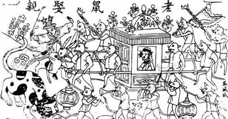 清代下版画装饰画中华图案五千年矢量AI格式1060