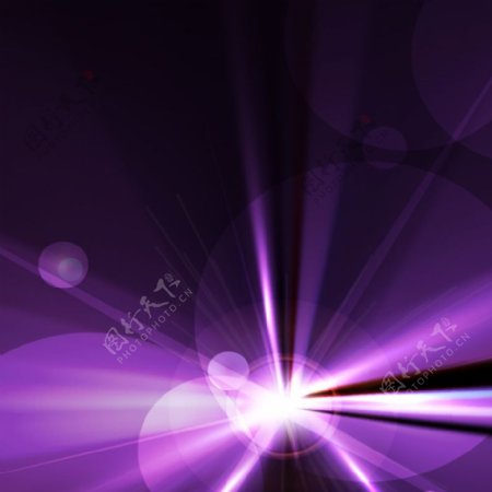 紫色炫酷光束背景