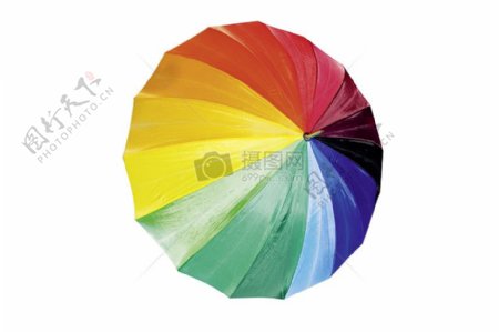 色彩缤纷的雨伞
