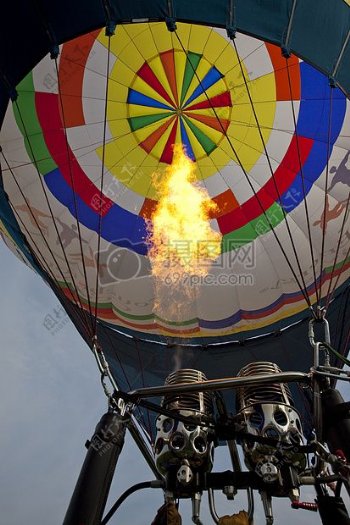 天空中的热气球