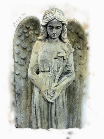 天使人物雕像