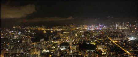 城市香港日与夜