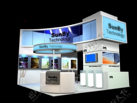 SunBy展览模型