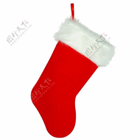 黑色圣诞袜子图片免抠png透明素材