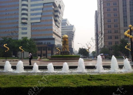 金融街雕塑喷泉