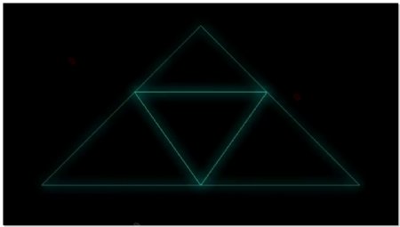 金字塔三角锥旋转视频素材