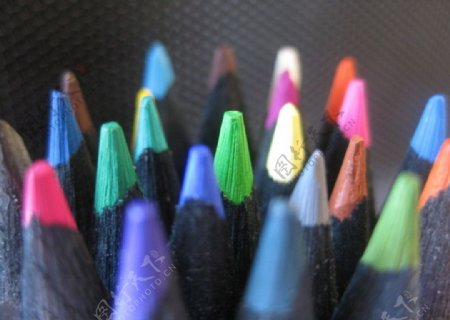 彩色铅笔笔尖