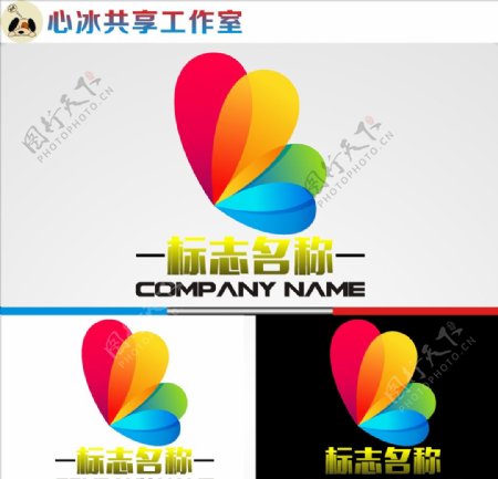 艳彩logo