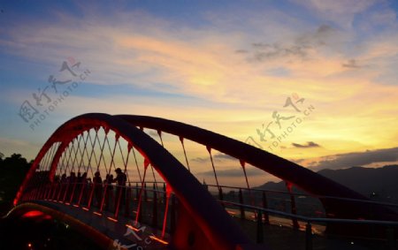 福州金鸡山公园彩虹桥