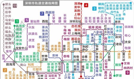 新版深圳地铁