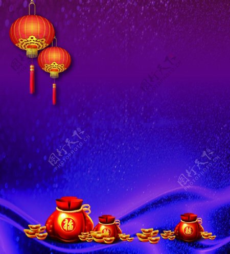 矢量中国风新年节日背景素材