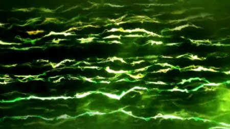 绿色层叠波浪电流视频素材
