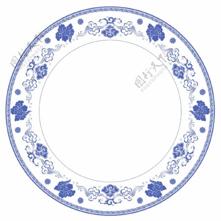 青花陶瓷盘