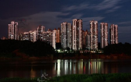 夜景江景摄影