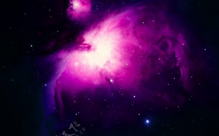 梦幻紫色星球背景