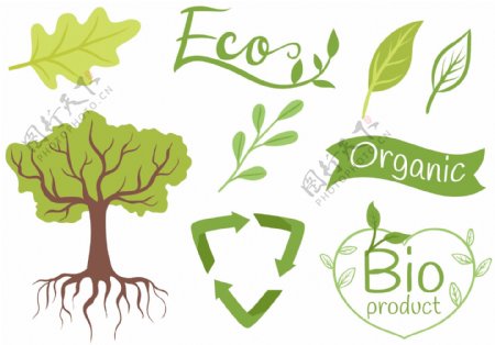 eco环保科技矢量素材
