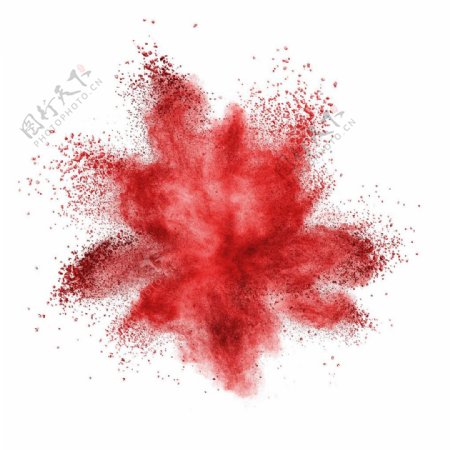 红色创意花瓣png元素素材