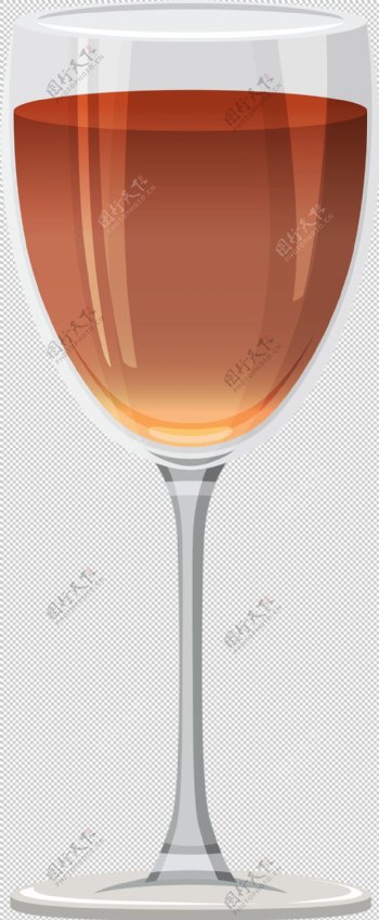 唯美高档玻璃杯红酒免抠png透明图层素材