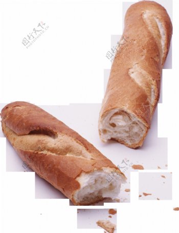 长条面包免抠png透明图层素材
