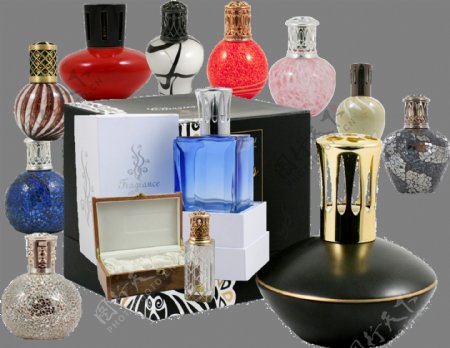 漂亮的各种香水免抠png透明素材